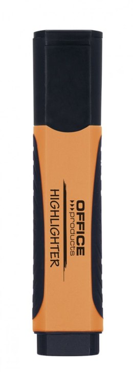 Zakreślacz OFFICE PRODUCTS z gumowym uchwytem, 2-5mm, pomarańczowy