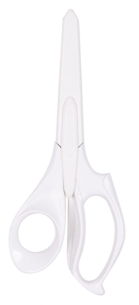 Nożyczki biurowe KANGARO, 18,5 cm, z osłoną, dla praworęcznych, blister, mix kolorów