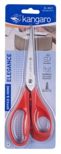 Nożyczki biurowe KANGARO, 21 cm, dla praworęcznych, blister, mix kolorów