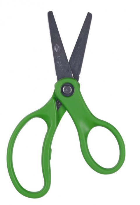 Nożyczki dziecięce KANGARO, 12,6cm, blister, mix kolorów