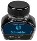 Atrament do piór SCHNEIDER, szklany kałamarz, 33ml, czarny