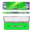 Długopis CARAN D'ACHE 849 Germanier, w pudełku, zielony neonowy