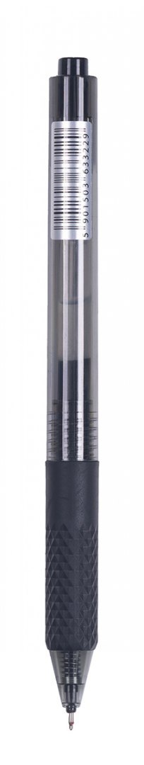 Długopis automatyczny żelowy OFFICE PRODUCTS, gr. linii 0,25mm, dł. linii 1200m, czarny