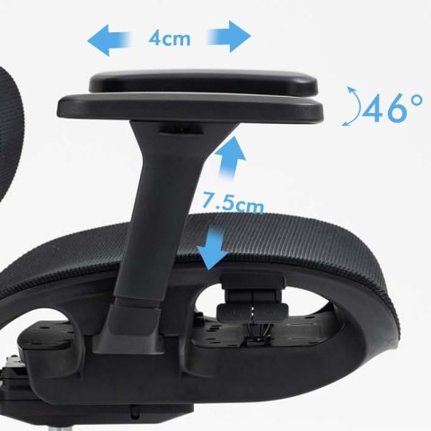 Fotel biurowy OFFICE PRODUCTS Skorpios, czarny