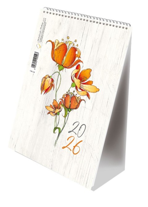 Kalendarz ze spiralką A5 - pionowy 2026 Michalczyk i Prokop T-101-3-26