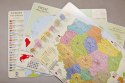 Podkładka na biurko GŁOWALA, mapa administracyjna Polski, 58x38cm