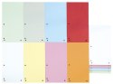 Przekładki DONAU, karton, 1/3 A4, 235x105mm, 100szt., niebieskie