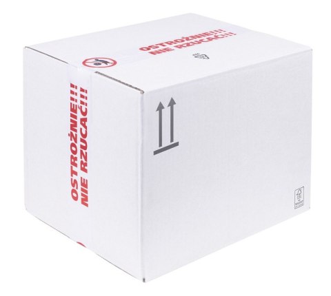 Taśma pakowa OFFICE PRODUCTS, ostrożnie nie rzucać, 48mm x 50y, 36mic, 1szt., biała