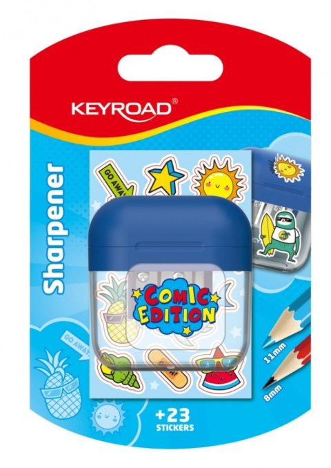 Temperówka KEYROAD, podwójna, blister