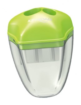 Temperówka plastikowa KEYROAD Luminious, fluorescencyjna, podwójna, blister