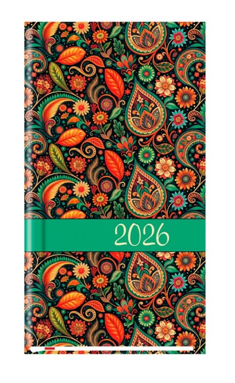 Terminarz Kieszonkowy 90x165mm 2026 Michalczyk i Prokop T-231F-03 kalendarz 1 tydzień na 2 stronach