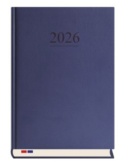 Terminarz Stacjonarny A4 2027, granatowy, kalendarz tygodniowy + strona na notatki, Michalczyk i Prokop T-229V-G