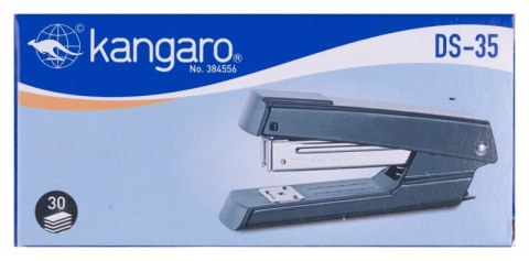 Zszywacz KANGARO DS-35, zszywa do 30 kartek, metalowy, w pudełku PP, czarny
