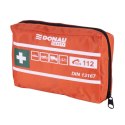 Apteczka samochodowa DONAU SAFETY, materiałowa, DIN MINI, pomarańczowa
