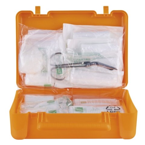 Apteczka samochodowa DONAU SAFETY, plastikowa, BD DIN, pomarańczowa