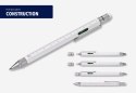 Długopis wielozadaniowy TROIKA Construction, biały