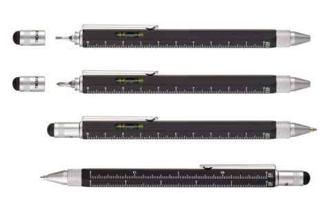 Długopis wielozadaniowy TROIKA Construction, czarny
