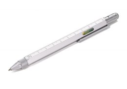 Długopis wielozadaniowy TROIKA Construction, srebrny