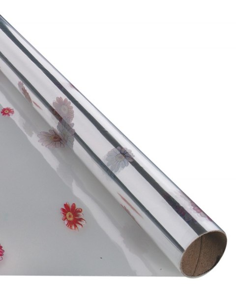 Folia prezentowa FOLIA PAPER, 70x250cm, w rolce, transparentne wzory