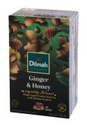 Herbata DILMAH, aromat imbir & miód, 20 torebek