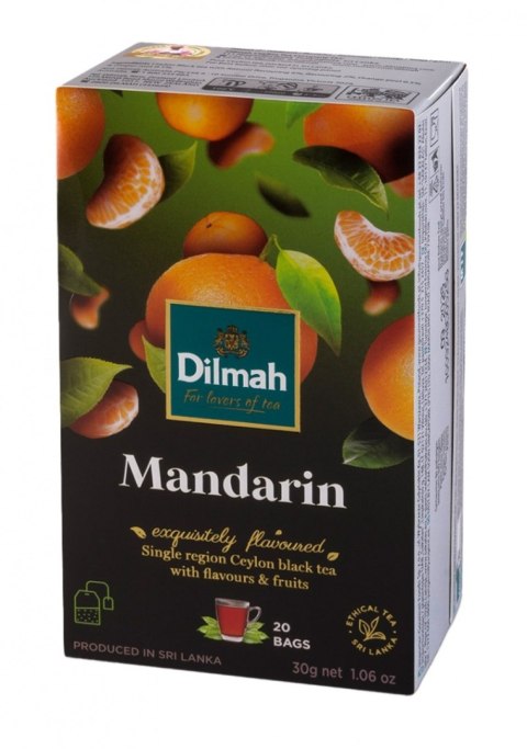 Herbata DILMAH, aromat mandarynki, 20 torebek