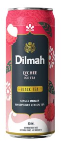 Herbata mrożona DILMAH, lychee, 330ml