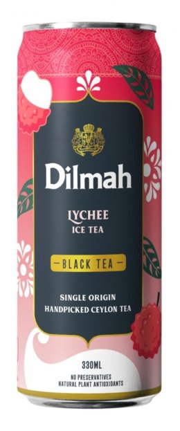 Herbata mrożona DILMAH, lychee, 330ml