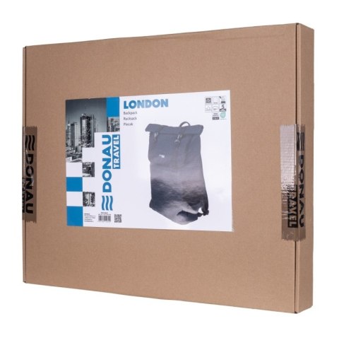 Plecak DONAU TRAVEL London, 15,6", 18l, granatowy