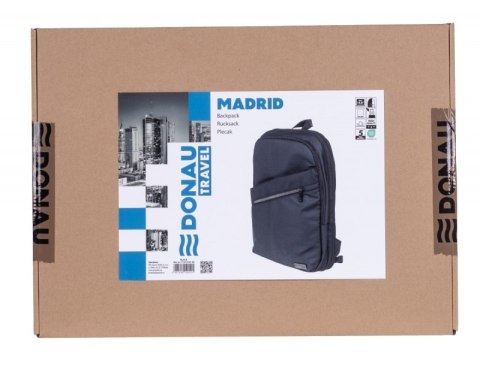 Plecak DONAU TRAVEL Madrid, 15,6", 14l, czarny