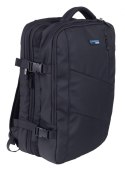 Plecak DONAU TRAVEL Prague, 17", 32l, USB + kabel, czarny