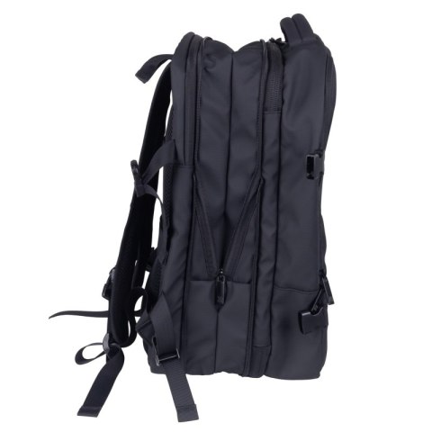 Plecak DONAU TRAVEL Prague, 17", 32l, USB + kabel, czarny