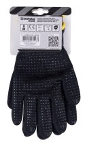 Rękawice DONAU SAFETY Flex-Dotted, kat. II, rozm. 8, szare
