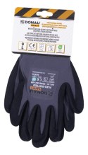 Rękawice DONAU SAFETY Flex-Dotted, kat. II, rozm. 9, szare