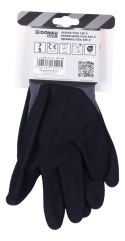 Rękawice DONAU SAFETY Flex, kat. II, rozm. 7, szare