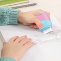 Temperówka plastikowa z gumką KEYROAD, pastel, podwójna, pudełko, mix kolorów