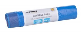 Worki na śmieci DONAU HOME, z taśmą (LDHD), 60l, 10 szt., niebieskie