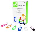 Zawieszki na klucze Q-CONNECT, 50x22mm, 100 szt., mix kolorów