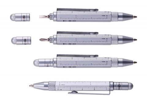 Długopis wielozadaniowy TROIKA Construction Liliput, czarny