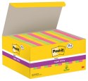 Karteczki samoprzylepne POST-IT® Super Sticky (622-P24SSCOL), 47,6x47,6mm, 90 kart./bloczek, 18 + 6 bloczków GRATIS, mix kolorów