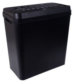 Niszczarka OFFICE PRODUCTS, paski, do 10 kartek A4, kosz 14l, czarna