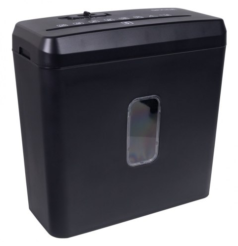 Niszczarka OFFICE PRODUCTS, ścinki, do 5 kartek A4, kosz 8l, czarna