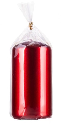 Świeca słupek DONAU HOME Aurora, 60x115mm, rubin
