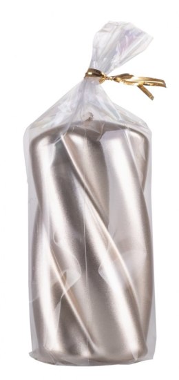 Świeca słupek DONAU HOME Laval, 50x100mm, szampan