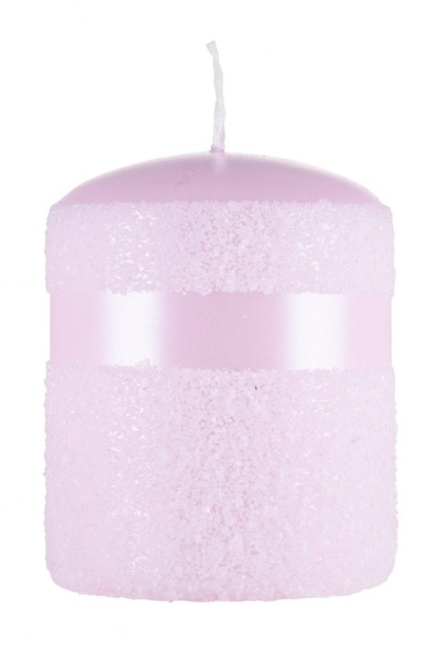 Świeca słupek DONAU HOME Milo, 70x90mm, róż perła