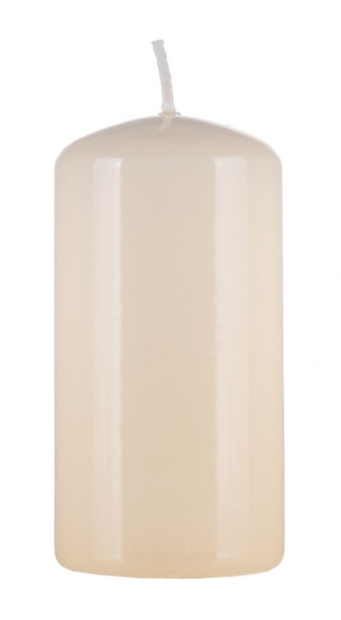 Świeca słupek DONAU HOME Standard Gloss, 50x100mm, kremowy