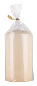 Świeca słupek DONAU HOME Standard Gloss, 60x115mm, kremowy