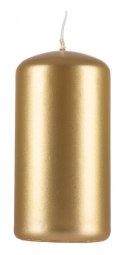 Świeca słupek DONAU HOME Standard Lakier, 50x100mm, 4 szt., złoty
