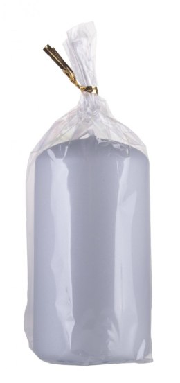 Świeca słupek DONAU HOME Standard Lakier, 60x115mm, jasny szary metaliczny mat