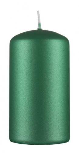 Świeca słupek DONAU HOME Standard Lakier, 60x115mm, zielony metaliczny mat
