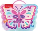 Zestaw artystyczny dla dzieci KEYROAD, 54 elementy, pudełko z rączką, motyl
